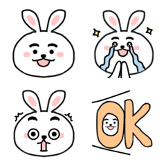 Emoji of rabbit can be used every day