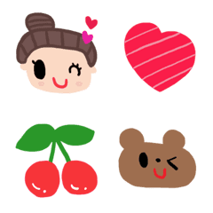 (Various emoji 679adult cute simple)