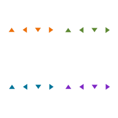 連續三角形分隔線(40色)