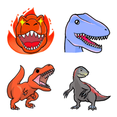 lovely dinosaur emoji
