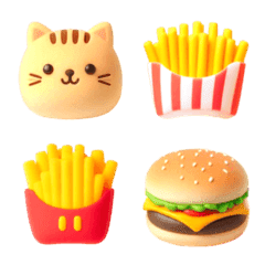 Cat Hamburger Emoji 5
