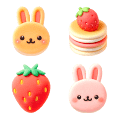 Rabbit Pancake Emoji 9