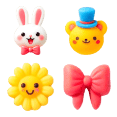 Rabbit Colorful Emoji 9