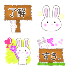 Cute Rabbit EMOJI You Can Use Every Day