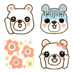 Bear emoji for simple communication