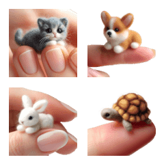 Tiny creature on fingertip2