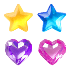 Purple Heart Emoji 3