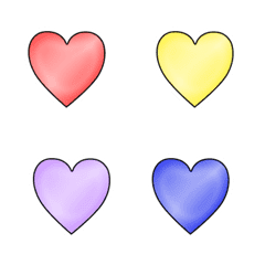 love Heart Colorful light Emoji