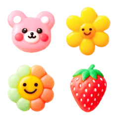 Bear Colorful Emoji 9