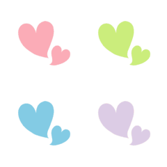 Hand drawn hearts that I like(40 colors)