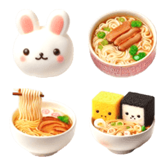 Rabbit Ramen Emoji 5