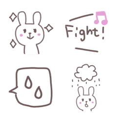 rabbit and everyday Emoji