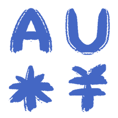 ACID WASH Letter number symbols