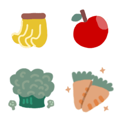 Common vegetables and fruits