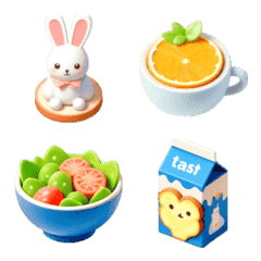 Rabbit Milk Carton Emoji 3