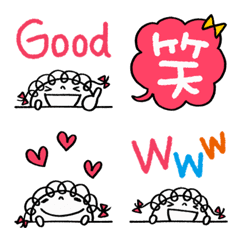 Cute and usable Kururibbon Emoji
