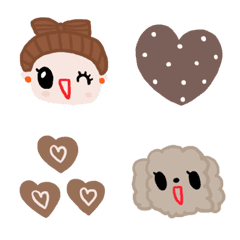 (Various emoji 685adult cute simple)