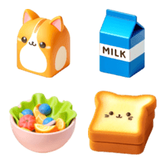 Cat Milk Carton Emoji 5