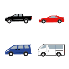 Emoji of beloved car.Coupe,SUV,minivan