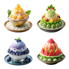 Bingsu Dessert:SweetTopping(Emoji)Dukdik