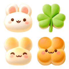 Rabbit Bread Emoji 10