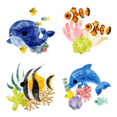 Beautiful Tropical Fish Emoji 2