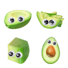 "Googlys" avocado 2