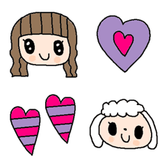 (Various emoji 687adult cute simple)