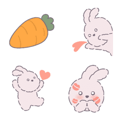 Fluffy pink bunny