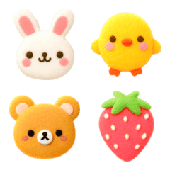 Macaron felt Emoji 9