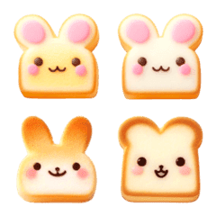 Rabbit Toast Emoji 9