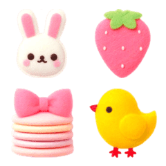 Macarons Felt Sweet Emoji 5