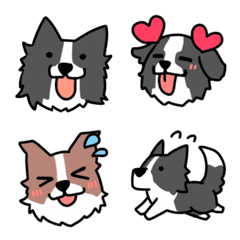 Border Collie Dog Emoji