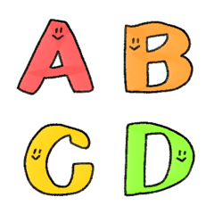 move  ABC 123 Colorful Letters Emoji