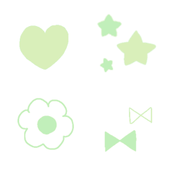 Simple illustration Emoji (Pastel Green)