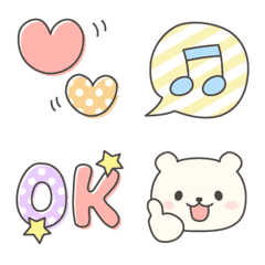 Cute Emoji (bear)Can be used daily