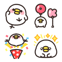 Rounded bird Emoji Emotions 3