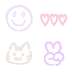 neon Emoji by sanya