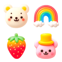 Bear Colorful Emoji 10