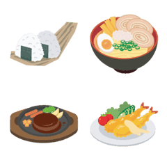 Japanese Food Emojis Vol.4