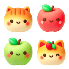 Cat Apple Pie Emoji 6