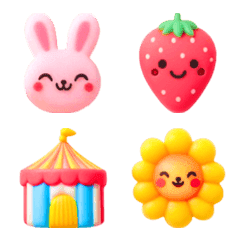 Rabbit Colorful Emoji 10