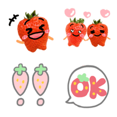 Real strawberry Emoji
