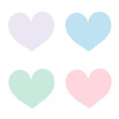 light heart shape(40 colors)