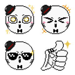Clown owl's pixel art Emoji