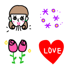 girls and ladies daily emoji