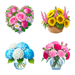 Bouquet Emoji Summer/Painting