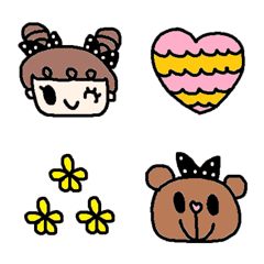 (Various emoji 697adult cute simple)