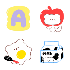 140icon++ l Foodie cuties emoji