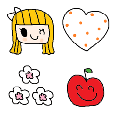(Various emoji 698adult cute simple)